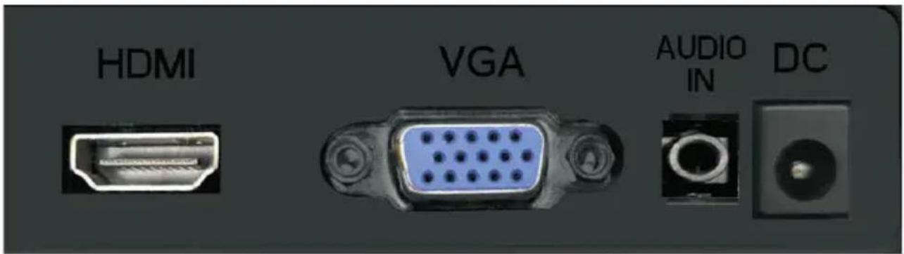 HDMI VGA AUDIO IN DC