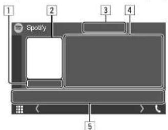 KENWOOD DMX6019BT - ■Playback information and key operation - 1