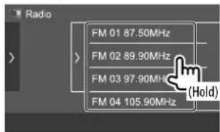 KENWOOD DMX6019BT - Manual presetting - 2