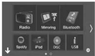 KENWOOD DMX6019BT - Available playback sources and options - 1