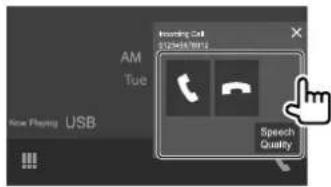 KENWOOD DMX6019BT - When a call comes in... - 1