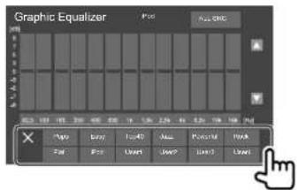 KENWOOD DMX6019BT - Select a preset sound mode. - 1