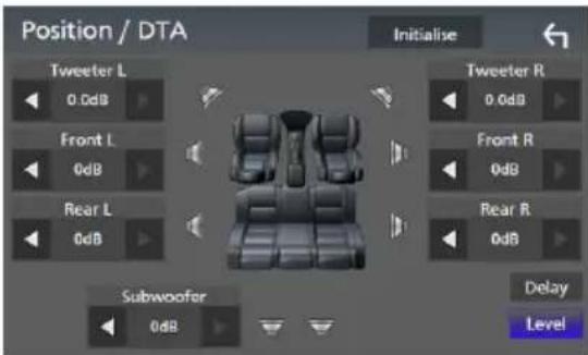 KENWOOD DDX919WSM - Position DTA control - 2