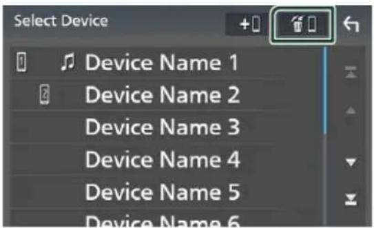 KENWOOD DDX919WSM - Touch the Select Device screen. - 1