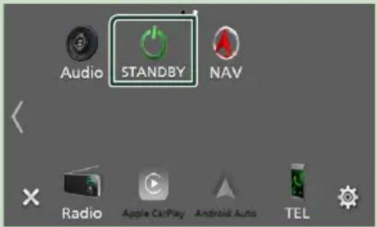 KENWOOD DDX919WSM - Put the unit in standby - 1