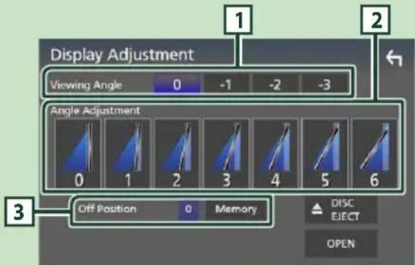 KENWOOD DDX919WSM - Display Adjustment - 1