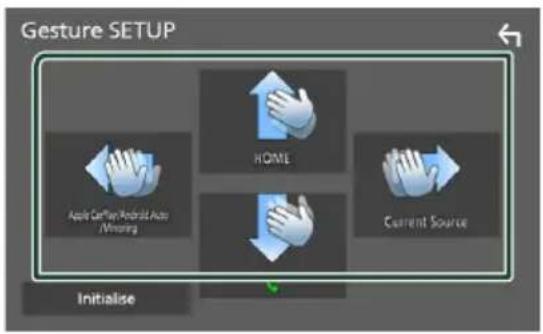 KENWOOD DDX919WSM - Register operations by Gesture Control (I) vs - 1