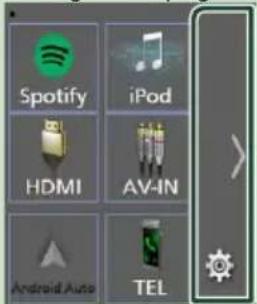 KENWOOD DDX919WSM - Customize Short-cut source icons on HOME screen - 2