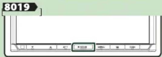 KENWOOD DDX919WSM - Display the HOME screen - 3
