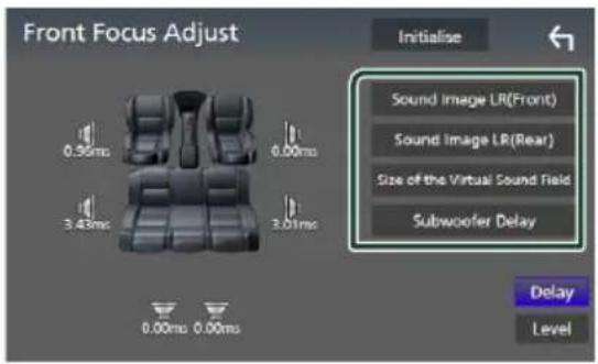 KENWOOD DDX919WSM - Front Focus fine adjustment - 1