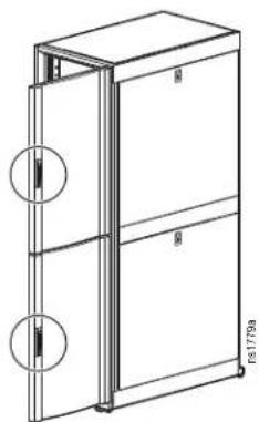 APC NetShelter SX AR3200 - Reversing the Front Door. - 8