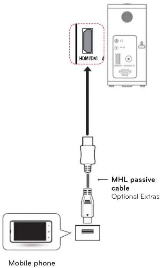 LG PG65U - MHL Connection - 1