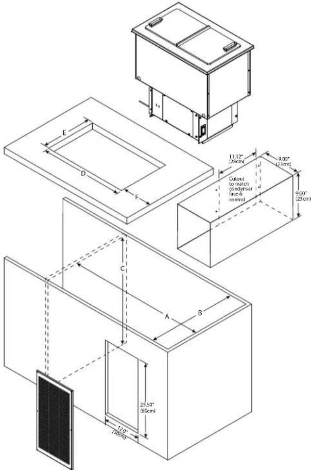 Delfield N227P - N225 & N227 ALTERNATE INSTALLATION DETAILS - 1