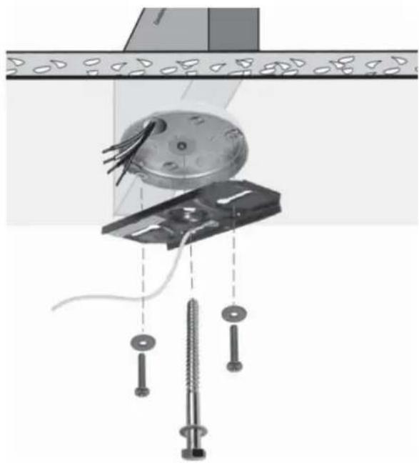 Casablanca Stealth 59091 - LAG SCREW INSTALLATION (OPTIONAL) - 1