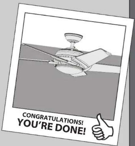 CONGRATULATIONS! YOU'RE DONE!