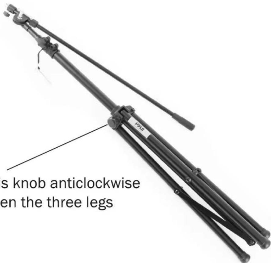 Pyle PMKS56 - Professional Recording Microphone Stand - 1