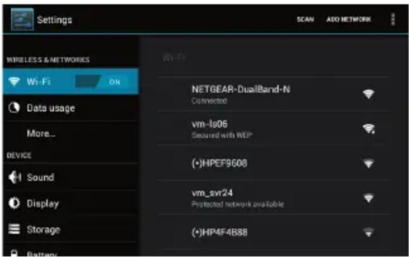 Cruz T508 - CONNECTING TO WI-FI - 2