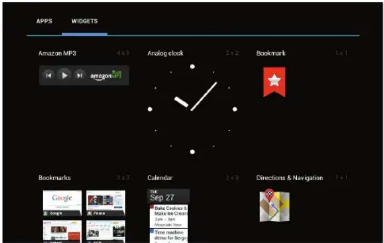 Cruz T508 - Adding Widgets to the Homescreen - 1