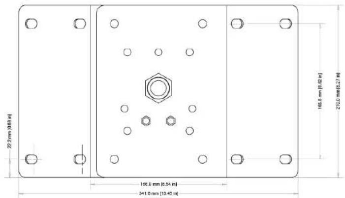 22.2 mm (088 in) 166.0 mm (0.54 in) 341.0 mm (13.45 in) 166.0 mm (0.02 in) 270.0 mm (0.27 in)