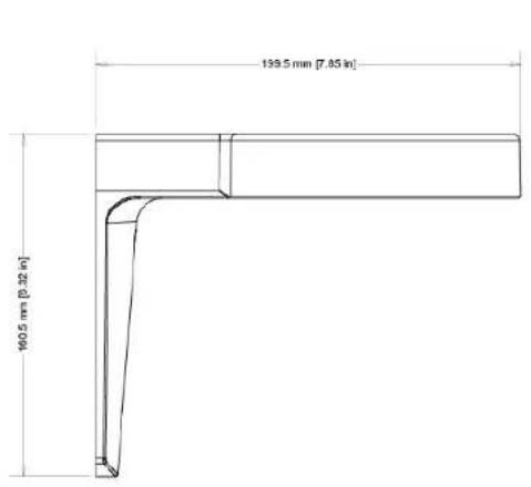 139.5 mm [7.85 in] 140.5 mm [0.32 in]