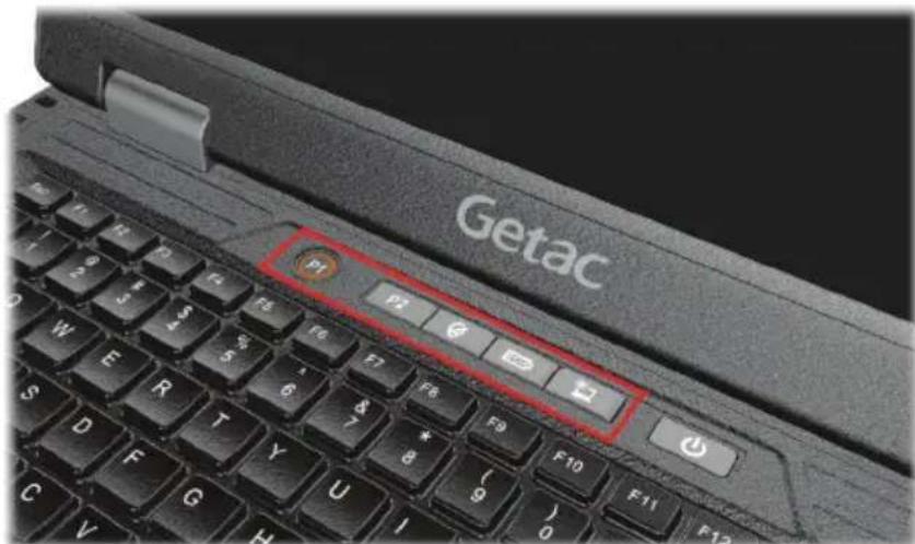 Getac F1 F2 F3 F4 F5 F6 F7 F8 F9 F10 F11 F12