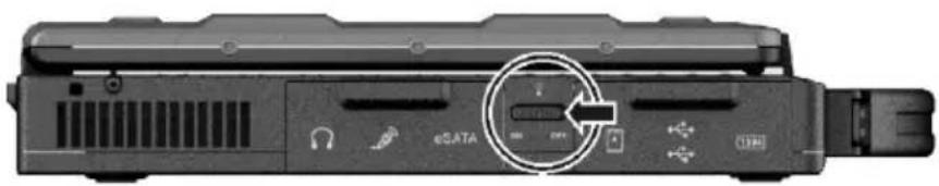Getac S400 S3 - To turn on the WLAN radio: - 1