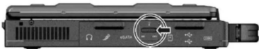 Getac S400 S3 - To turn on the Bluetooth radio: - 1