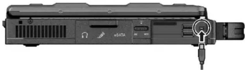 Getac S400 S3 - Connecting an IEEE 1394 Device - 1