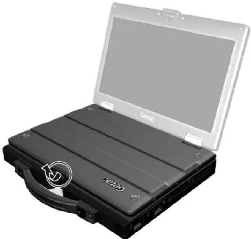 Getac S400 S3 - Turning On - 1