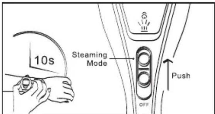 10s Steaming Mode OFF Push