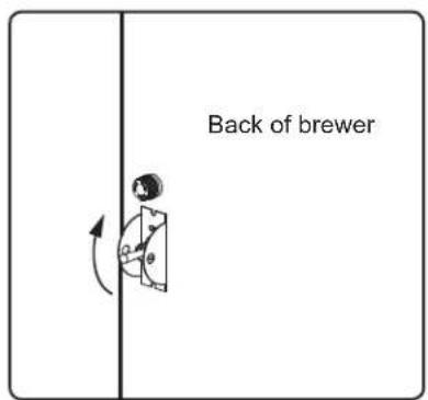 Back of brewer
