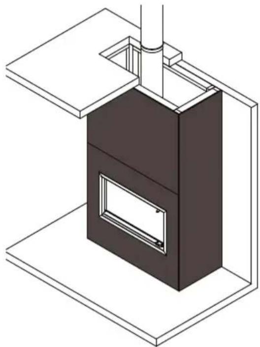 Escea TC950 - C13 Floor and Wall Penetration Requirements - 18