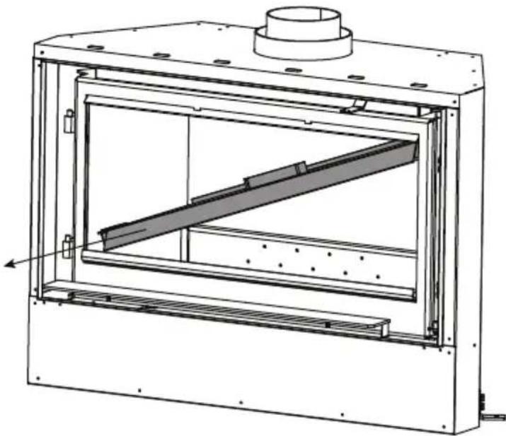 Escea TC950 - G9 Air Baffle Removal & Replacement - 3