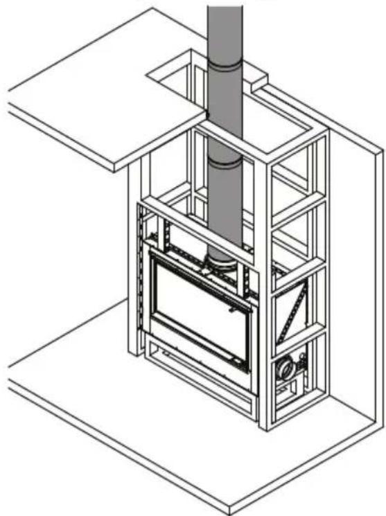 Escea TC950 - C13 Floor and Wall Penetration Requirements - 15