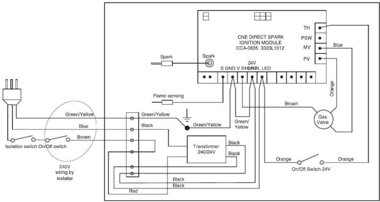Real Flame Pit Fire 400 X 800 - WIRING DIAGRAMS - 1