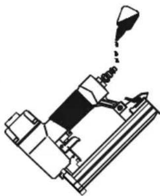 POWERNAIL 1890U - CONNECTING THE TOOL TO AN AIR SUPPLY - 2