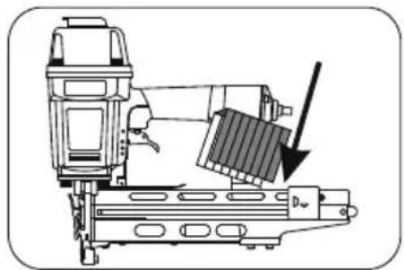 POWERNAIL 1890U - LOADING STAPLES - 2