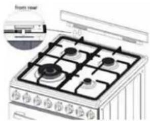 Technika TFS54FC-DGW - The installation of splash back - 1