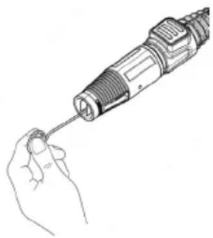 Cocraft HHR 160 - Cleaning the inlet filter and nozzle - 1