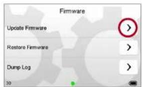 Firmware Upcate Firmware Restore Firmware Dump Log 50