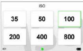 ISO 35 50 100 200 400 800
