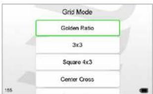 Grid Mode Golden Ratio 3x3 Square 4x3 Center Cross