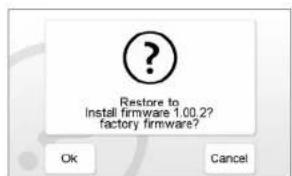 Restore to Install firmware 1.00,2? factory firmware?