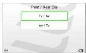 Front / Rear Dial Tv / Av Av / Tv