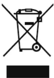 Symbol of a trash bin crossed with a diagonal line, no text or numbers present