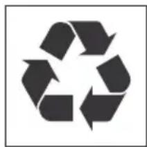 Recycling symbol with three chasing arrows forming a triangle (no text or labels)