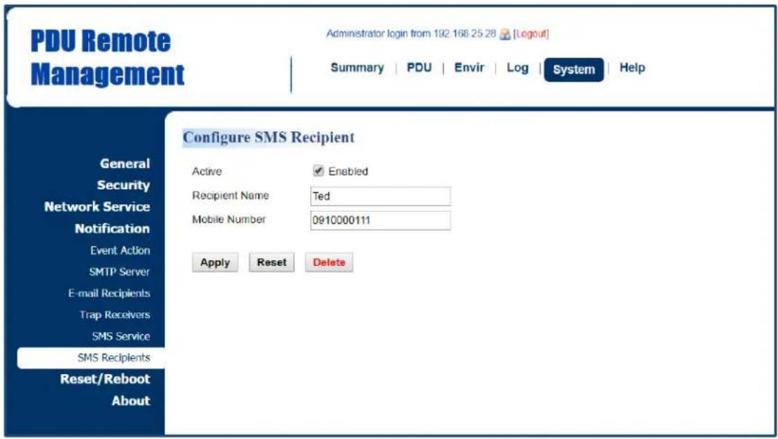 CyberPower PDU81004 - Using Mail: - 2