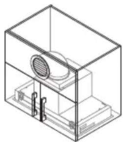 Fisher & Paykel HP90ICSX4 - Venting directly into the cabinet with no ducting and louvered vent is not permitted. - 3