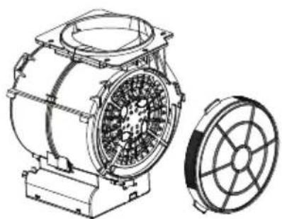 Fisher & Paykel HP90ICSX4 - Fitting the carbon filters: - 1