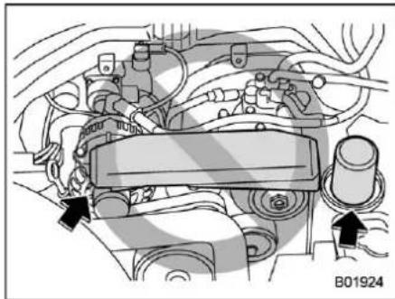 SUBARU Legacy Premium (2024) - ■ When Checking or Servicing in the Engine Compartment - 1